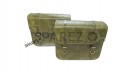 For Royal Enfield Classic 650 Genuine Leather Pannier Bags Green Color With Mounting - SPAREZO